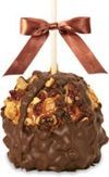 Cranberry Walnut Turtle Caramel Apple W/ Belgian Dark Chocolate