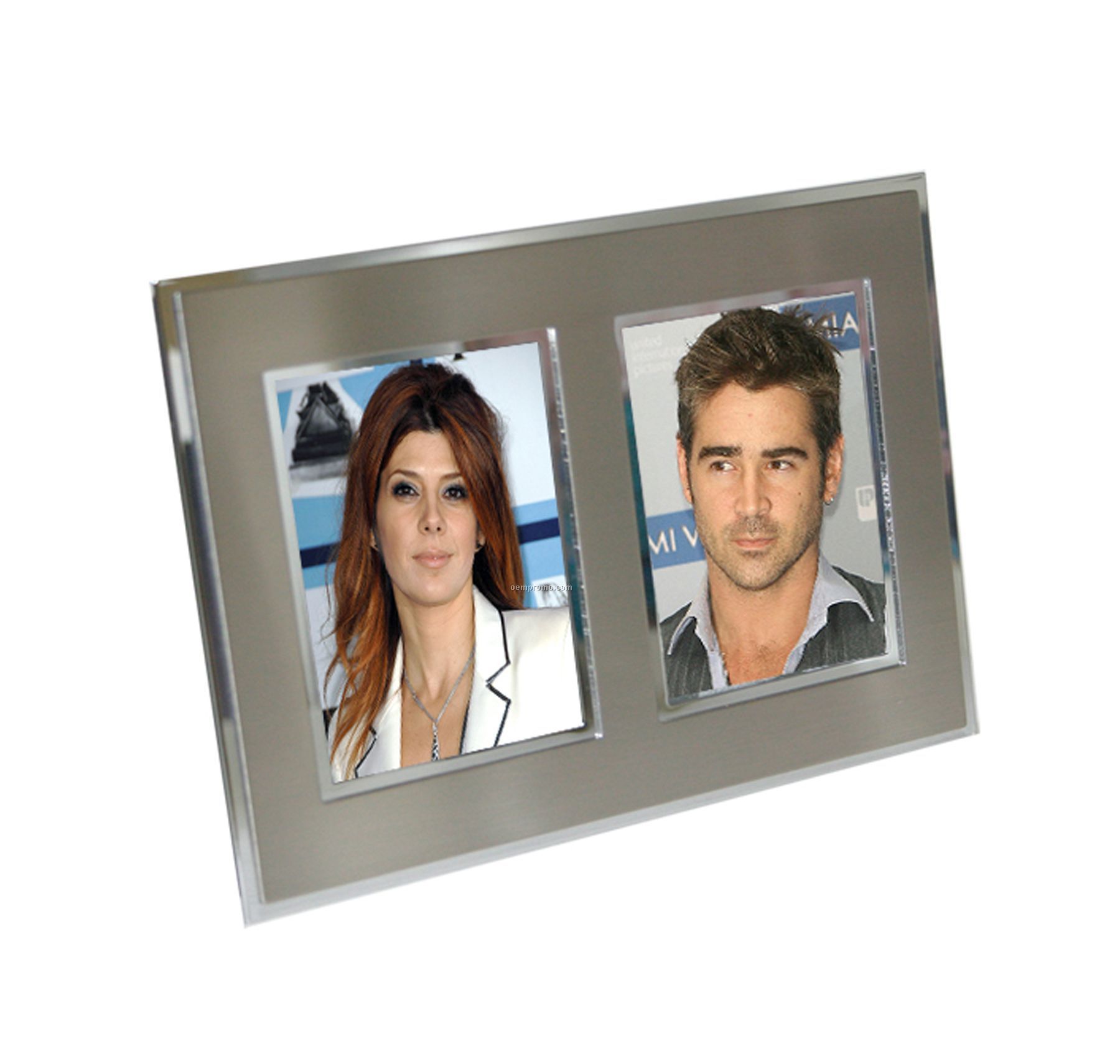 Stainless & Chrome 2 X 3 Double Frame
