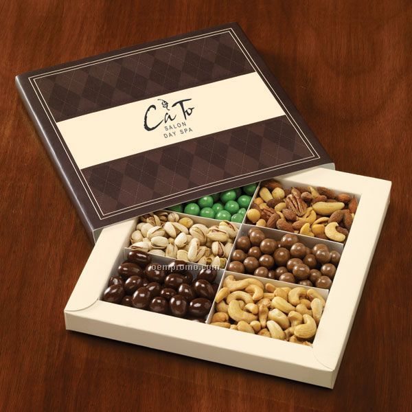Diamond Gift Box W/ Snack Combo