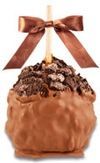 Crushed Oreo Caramel Apple W/ White Belgian Chocolate