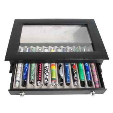 Royce Leather 12 Pen Display Case