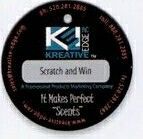 Round Scratch & Win Hanging Air Fresheners