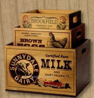 Antique Style Wooden Crate