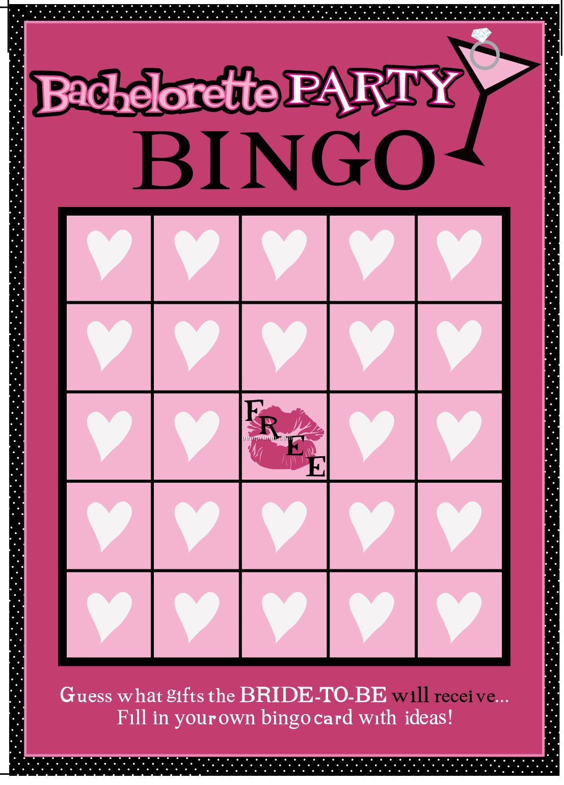 Girls Night Out Bingo Game