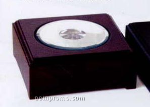 LED Lighting Mahogany Wood Base (6"X6"X2-3/8")