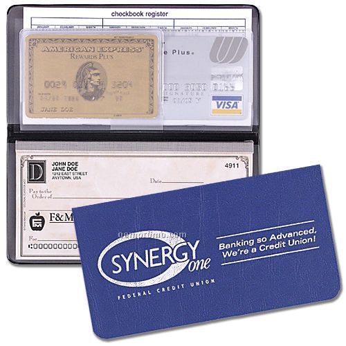 Continental Vinyl Checkbook Cover