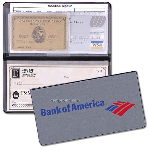 Frosted Vinyl Checkbook Cover