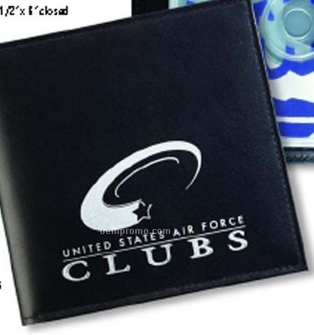 Leather CD/DVD Case - Top Grain Cowhide Leather
