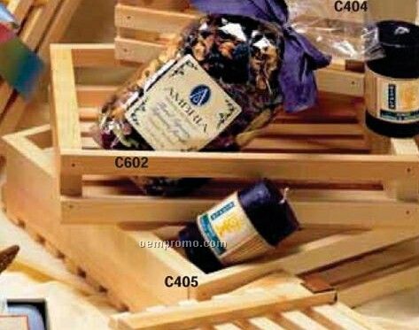 8"X7-1/2"X2-1/2" A Gift For You Wooden Slat Style Crate