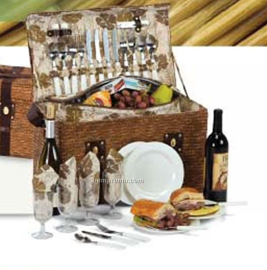 Picnic Plus Woodstock-4 4 Person Picnic Basket
