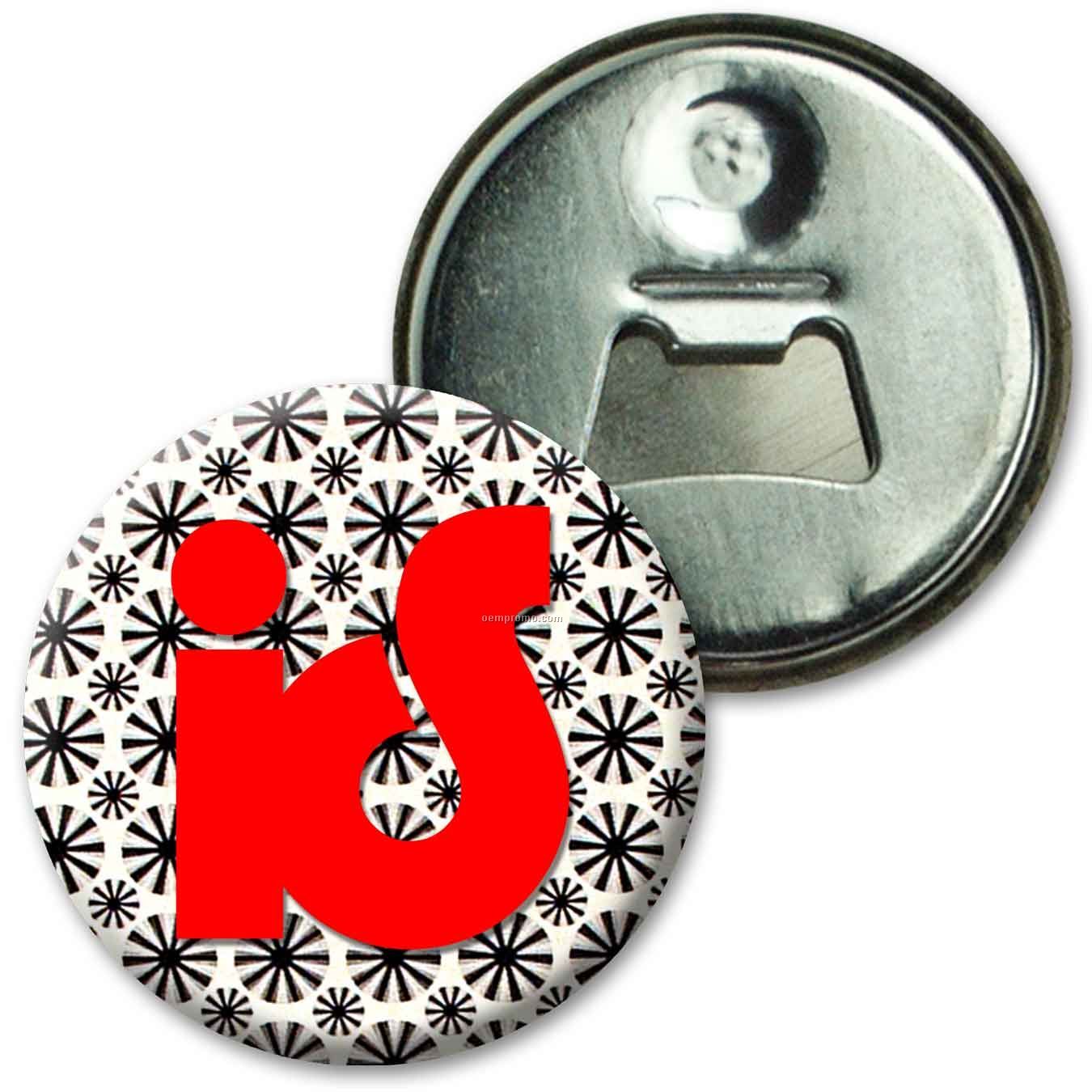 2" Diameter Magnetic Bottle Opener W/3d Animated Effects (Custom)
