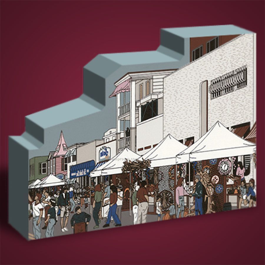 35 Square Inch Fairs Wooden Replica