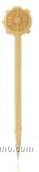 4" Bamboo Wheel Skewer