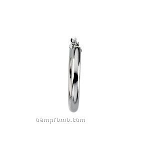 Ladies' 14kw 35mm Hoop Earring