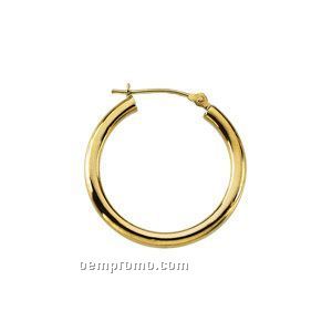 Ladies' 14ky 16mm Hoop Earring