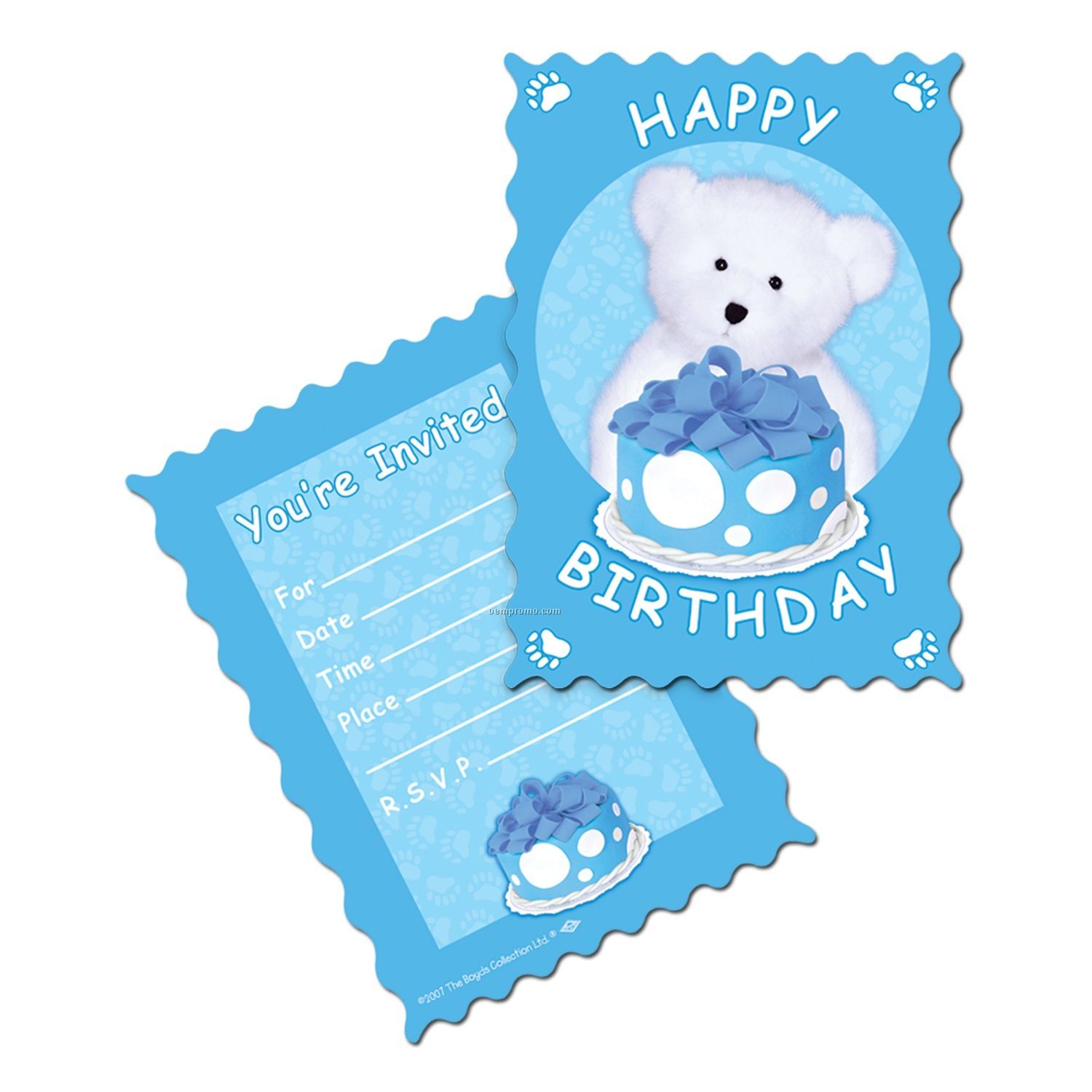 Boyd's Bears Birthday Party Invitations
