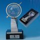 3" Rotational Crystal Globe Trophy (Screened)