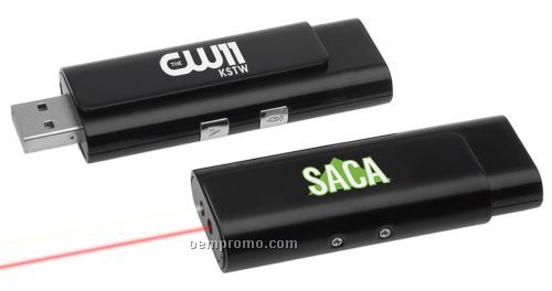 Morris USB Drive W/ Laser Pointer & Light (1gb)