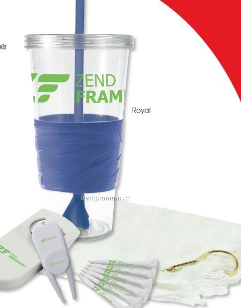 24 Oz. Revolution Golf Kit W/ Authoritee Golf Balls