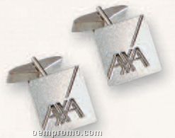 Promotional Cuff Links W/Promotional Import Emblems