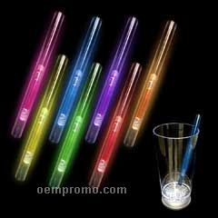 5" Green Glow Straw