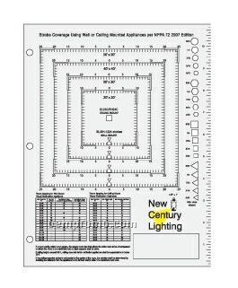 Wall & Ceiling Strobe Template