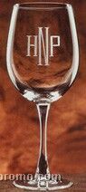 Wine Glass, Diamond Etch Printed
