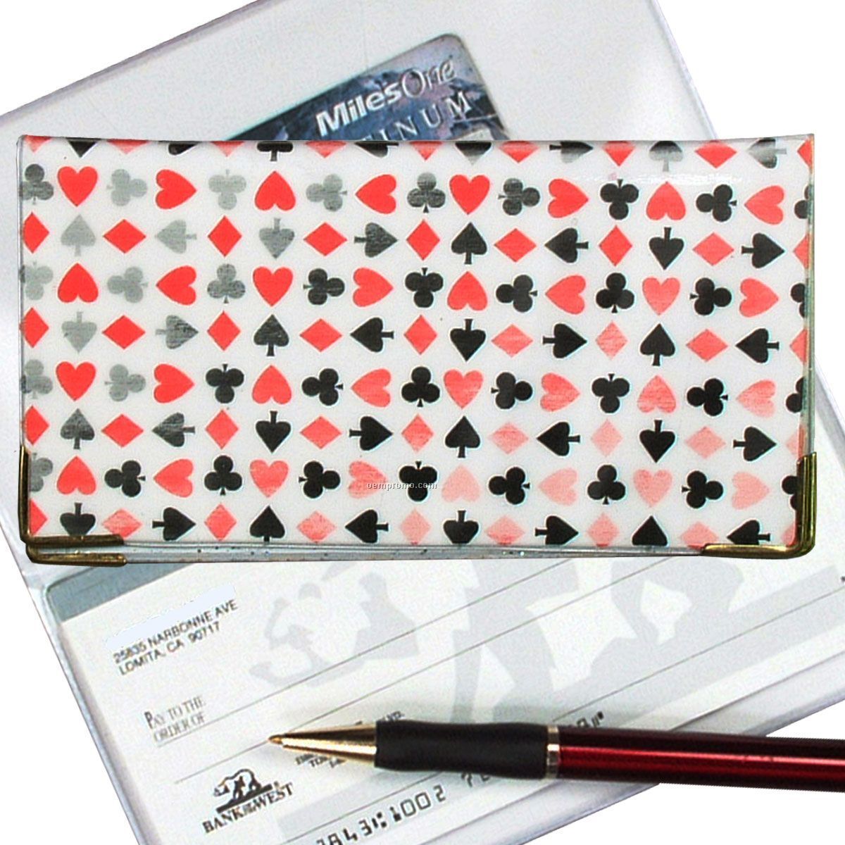 3d Lenticular Checkbook Cover (Playing Card Symbols),China Wholesale ...