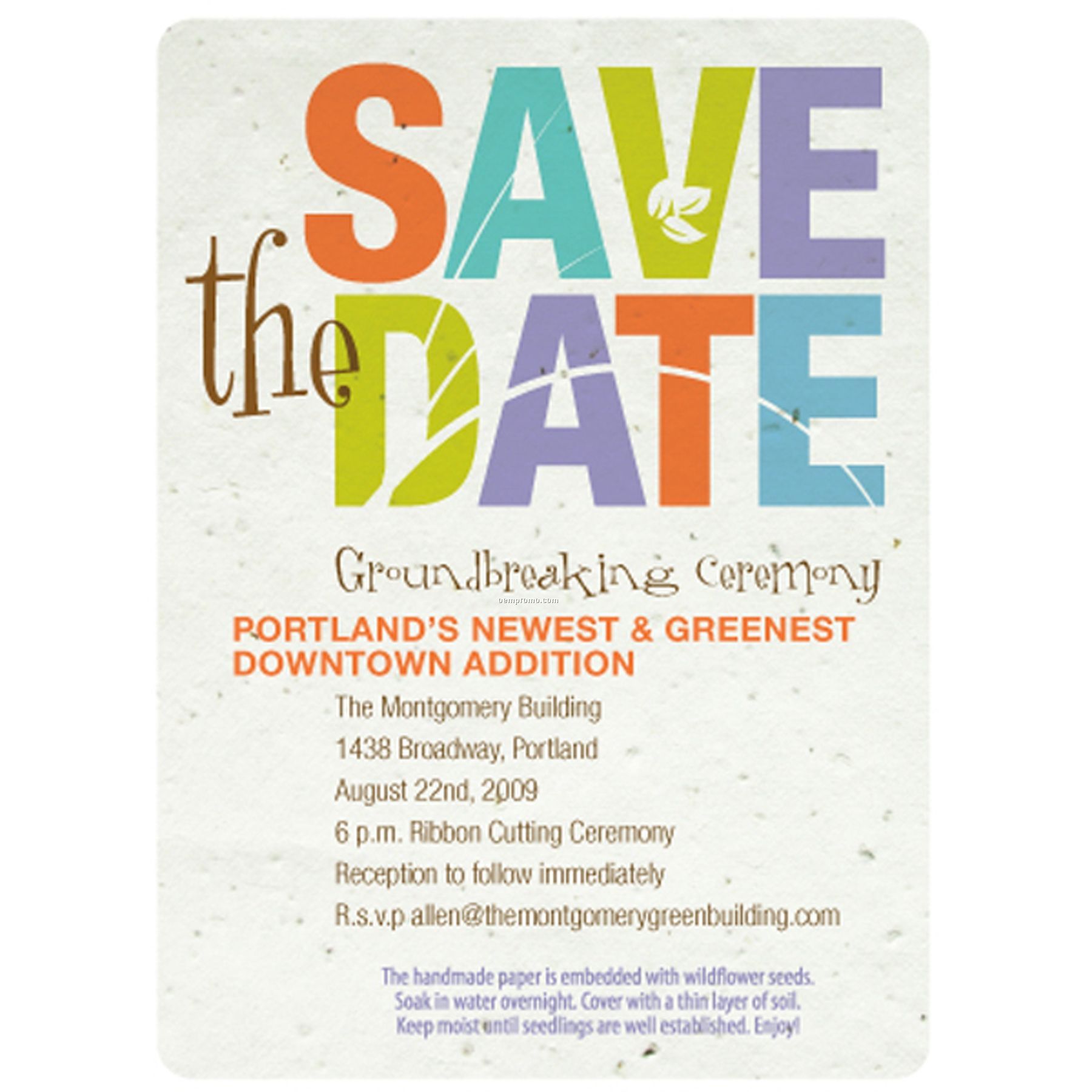 groundbreaking invitation templates