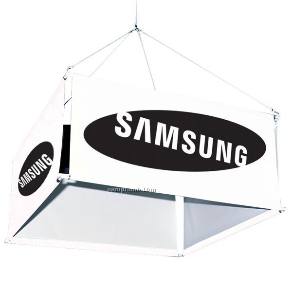 8' 4-sided Hanging Banner Display Kit