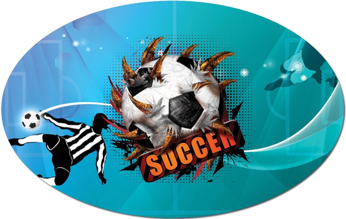 Oval Sticker (6"X3.75")