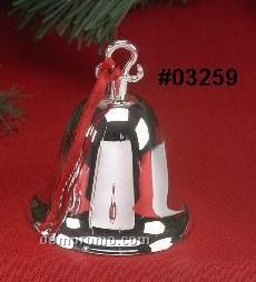 Plain Edge Bell W/ Red Ribbon