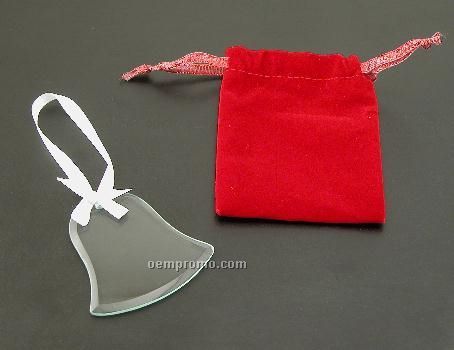 Glass Bell Ornament (3"X3")