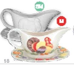 Turkey Specialty Keeper Gravy Boat (Color)
