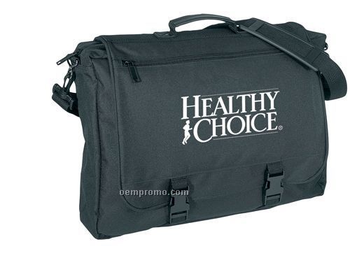 Fidelity Briefcase W / Adjustable Shoulder Strap