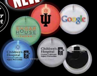 2" Green Lighted Badges