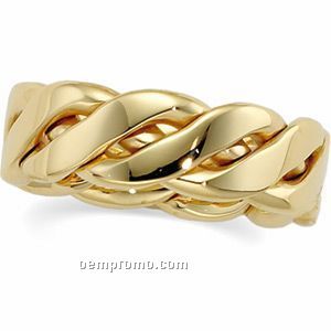 mm hand woven wedding band 11 round circle 11 l colors yellow ...