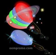 Green Light Up Maraca With Red & Blue Leds