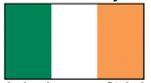 Ireland Internationaux Display Flag - 16 Per String (30')