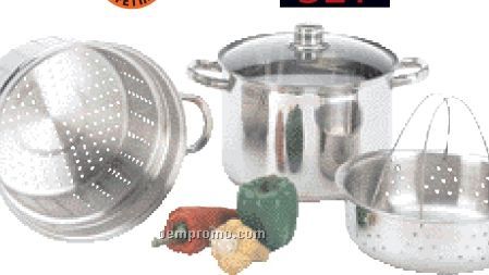 Wyndham House 4 PC Multi-cooker/ Stockpot Set
