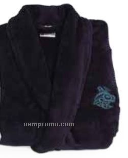Midnite Navy Blue Velura Robe (L-xl)
