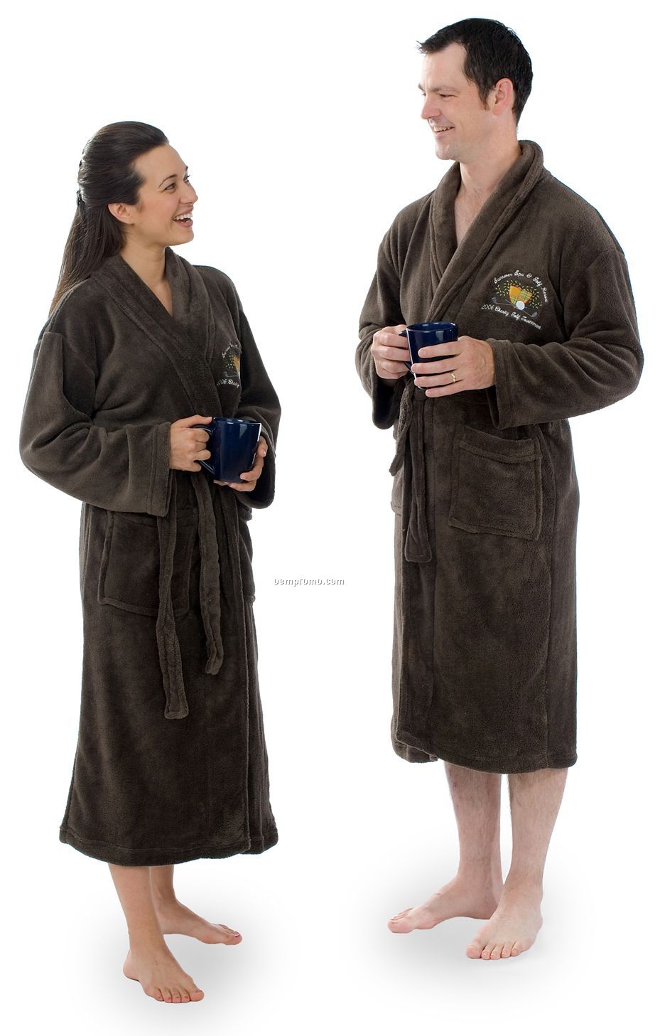 Chocolate Brown Velura Robe (L-xl)