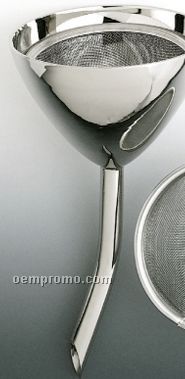 Silver Plated Classic Wine Funnel With Screen