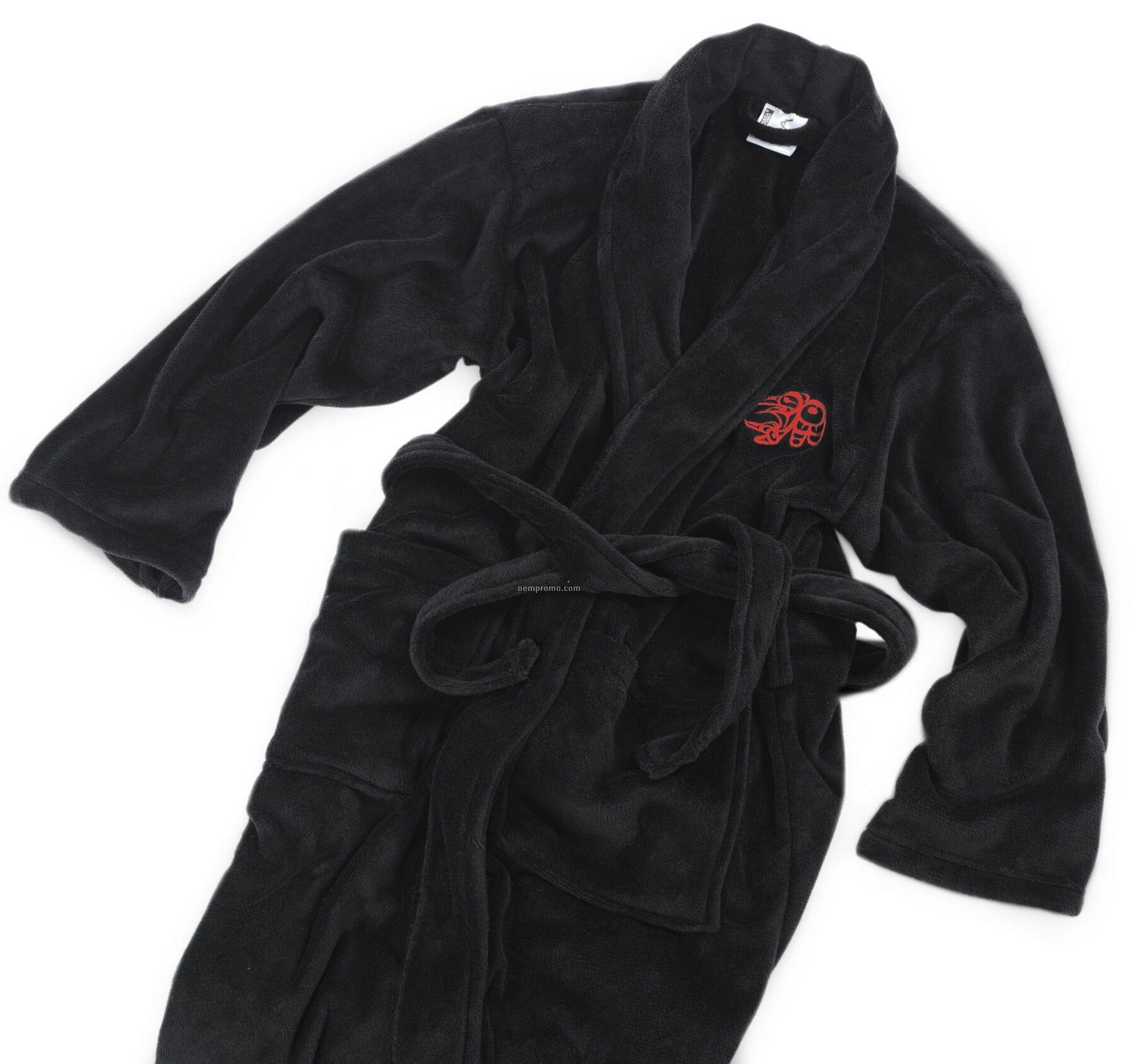 Black Velura Robe (S-m)