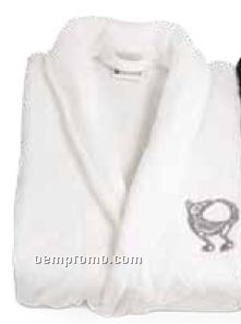 White Velura Robe (3xl)