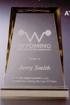 Executive Series Tapered Rectangle Award W/ Base (5"X7")