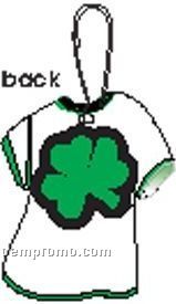 Shamrock T-shirt Zipper Pull