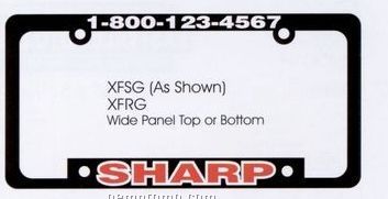 Polypropylene Plastic License Frames