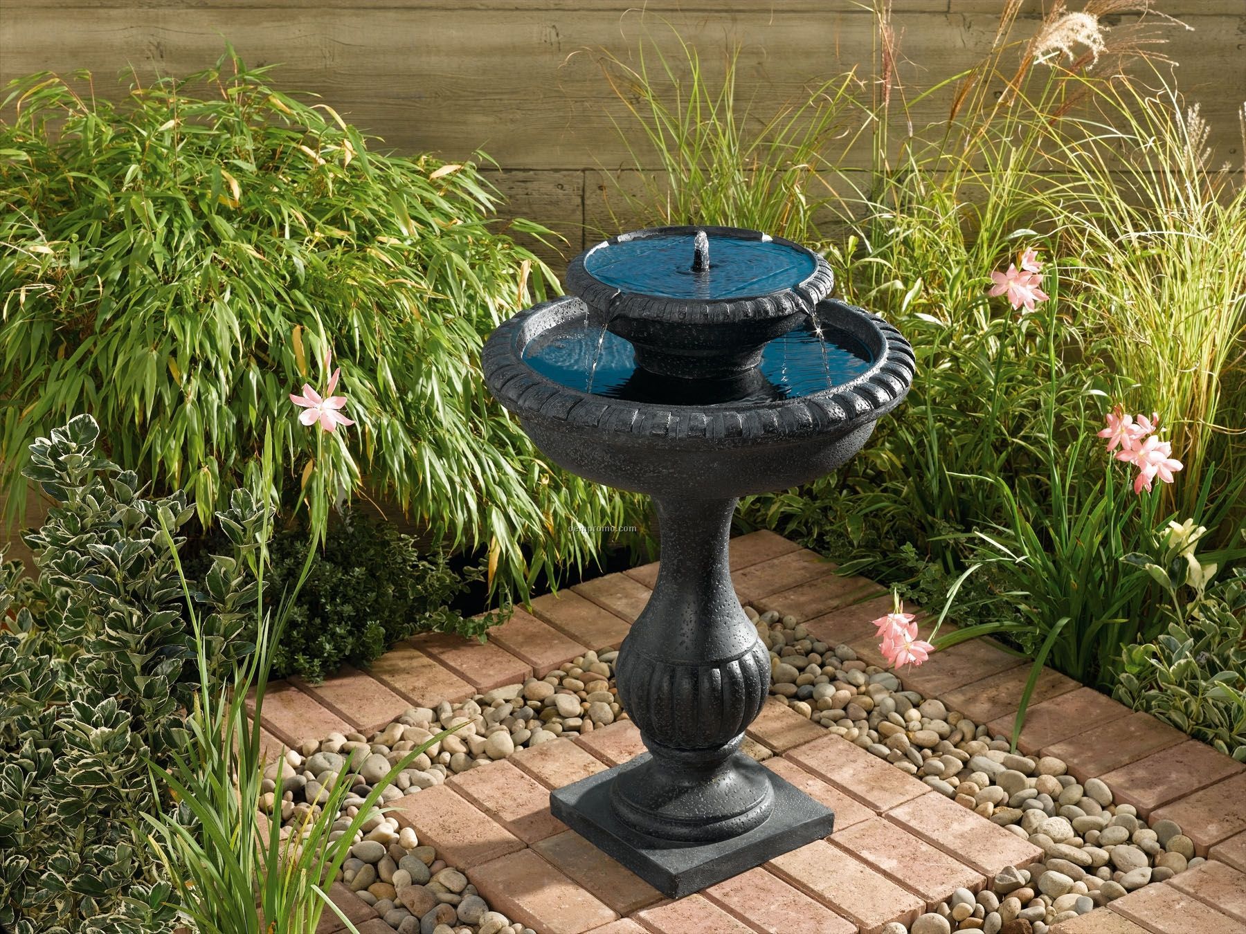 Smart Solar Blenheim Two-tier Solar Fountain