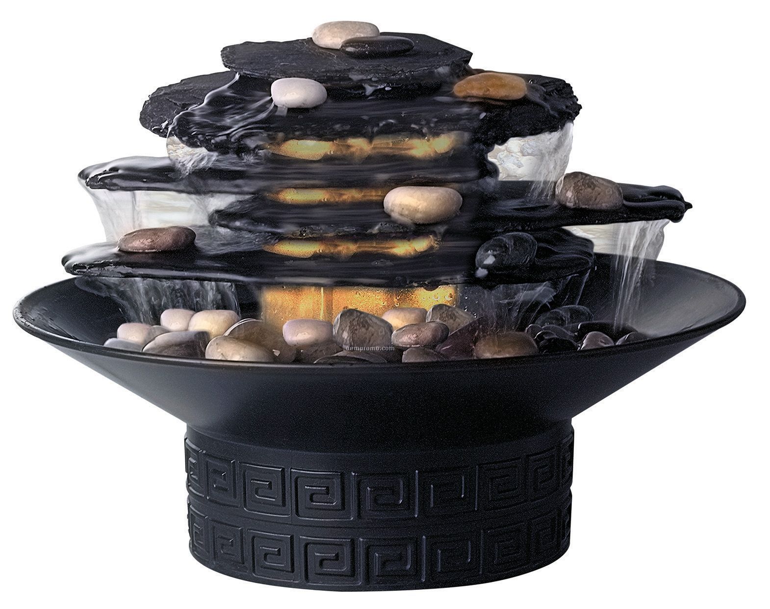 Homedics Envirascape Illuminated Rock Garden Relaxation Fountain